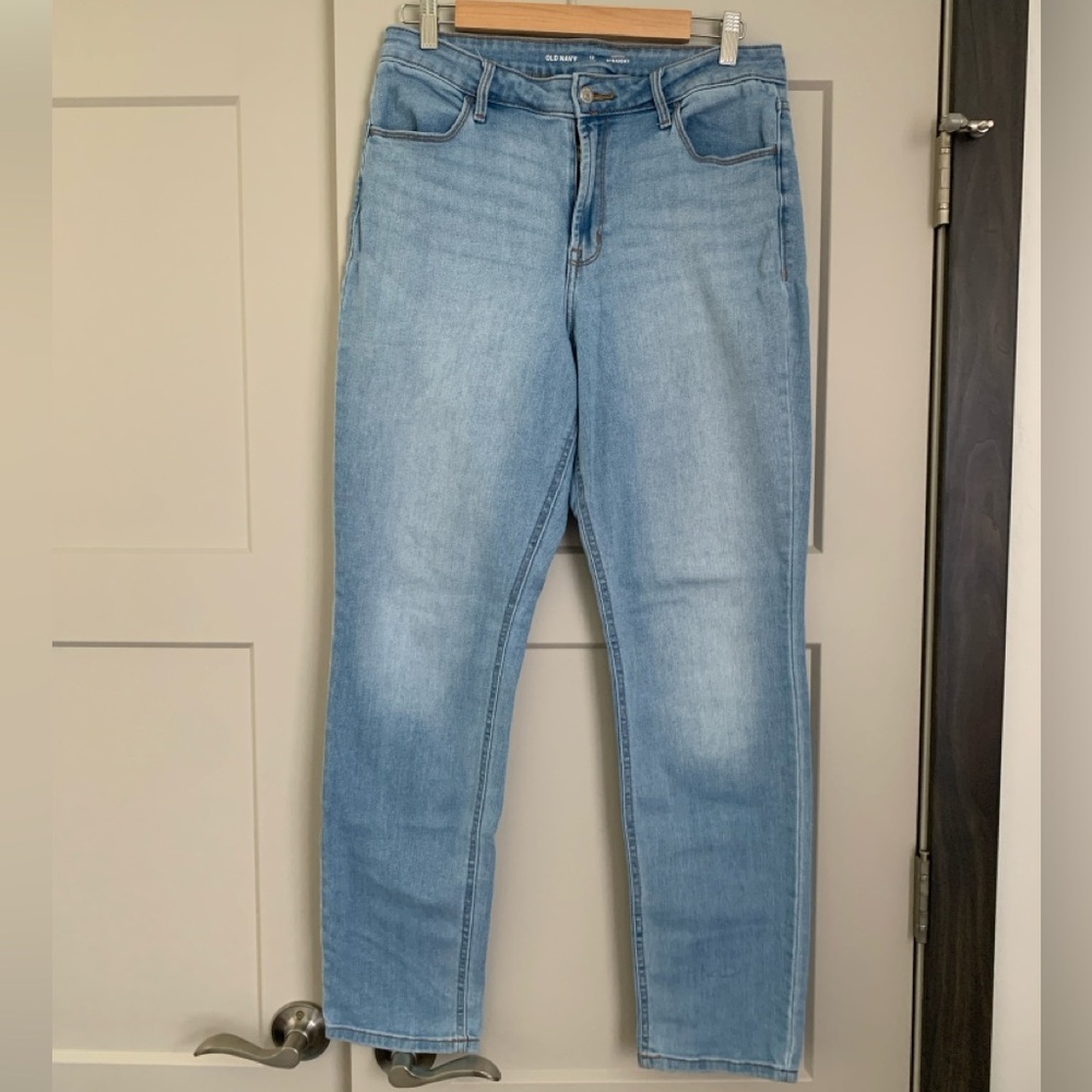 Old Navy Light Blue Straight Leg Jeans